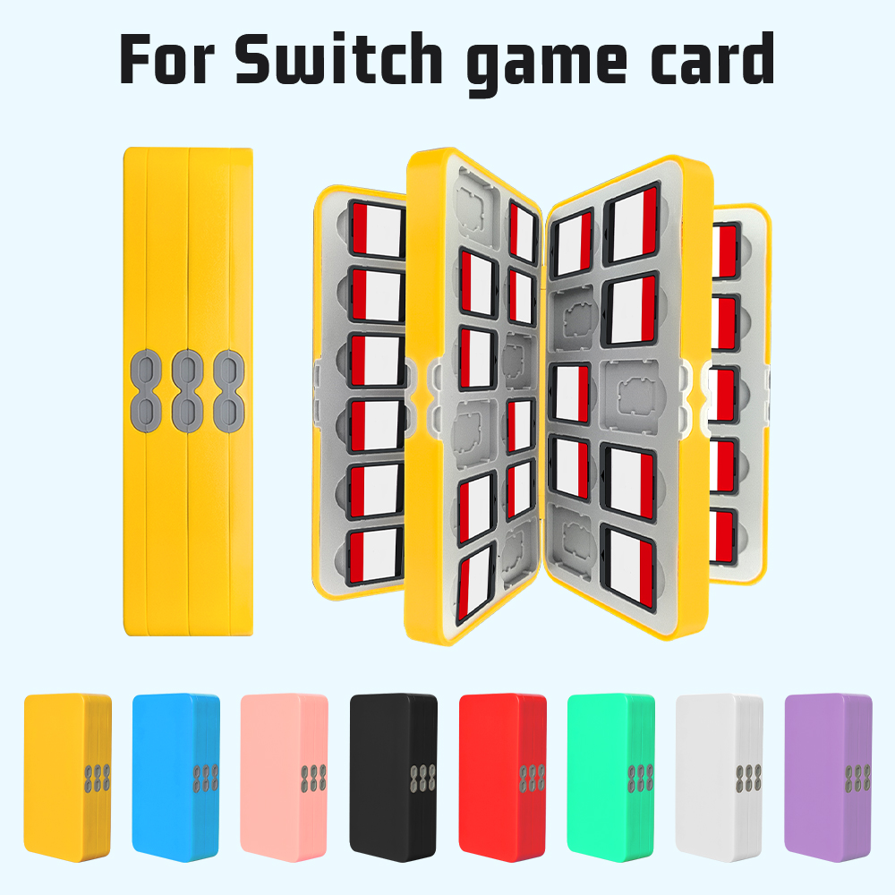 Nintendo Console Switch Lite - Switch 1/2ゲームカードに適した72-in-1収納ボックス