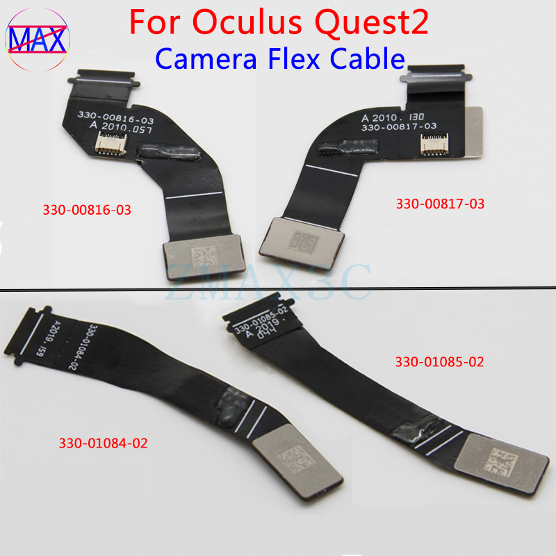Gaming Console Meta Quest - Oculus quest 2用のオリジナルのカメラフレックスケーブル,上部と下部のヘッドセット,MetaQuest 2コンソールの交換部品