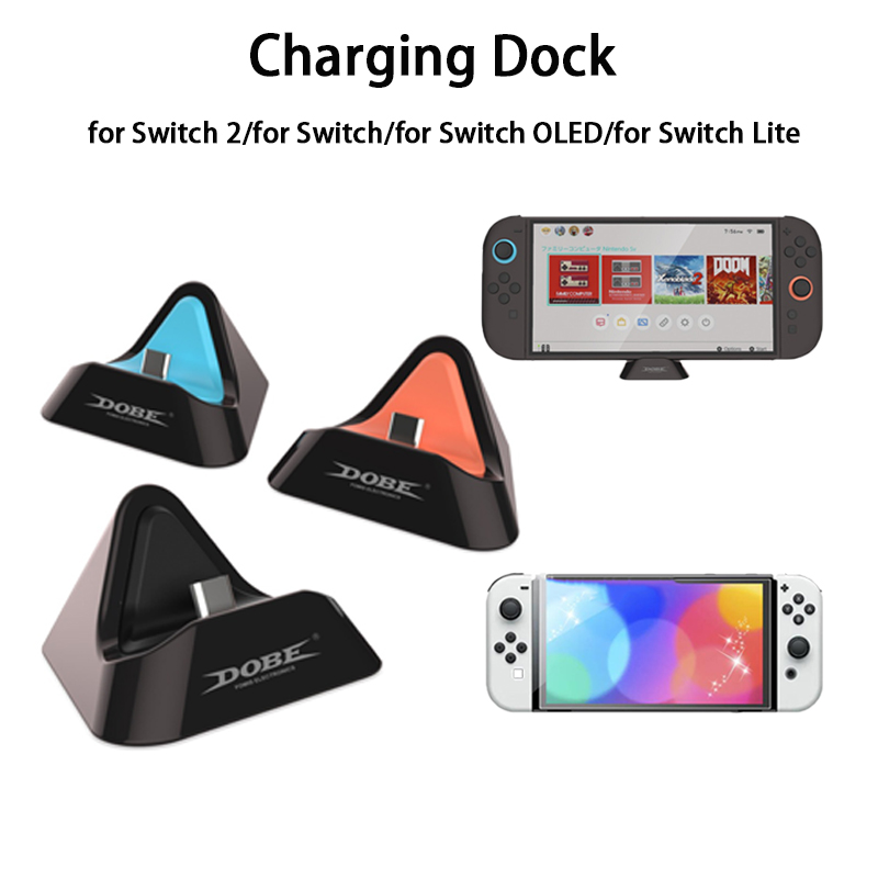 Nintendo Console Switch Lite - Switch 2/ Switch OLED/ Switch Lite本体用コントローラー充電ドック