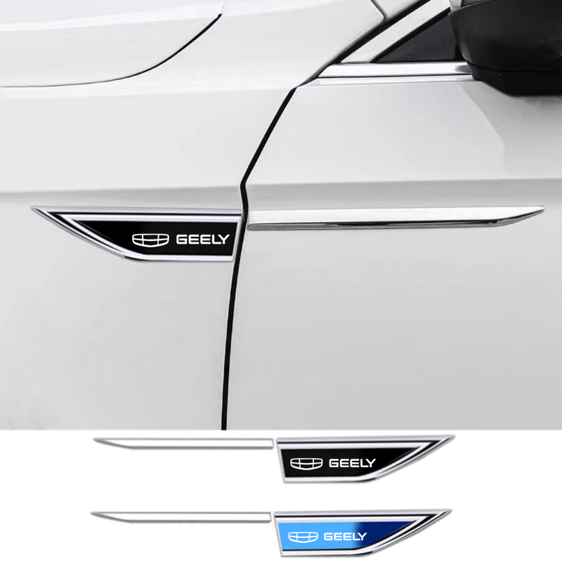Gaming Console X7 - 25 × 3 センチメートル自動ドアフェンダーサイドブレードバッジ車体ステッカー吉利アトラス Coolray Emgrand