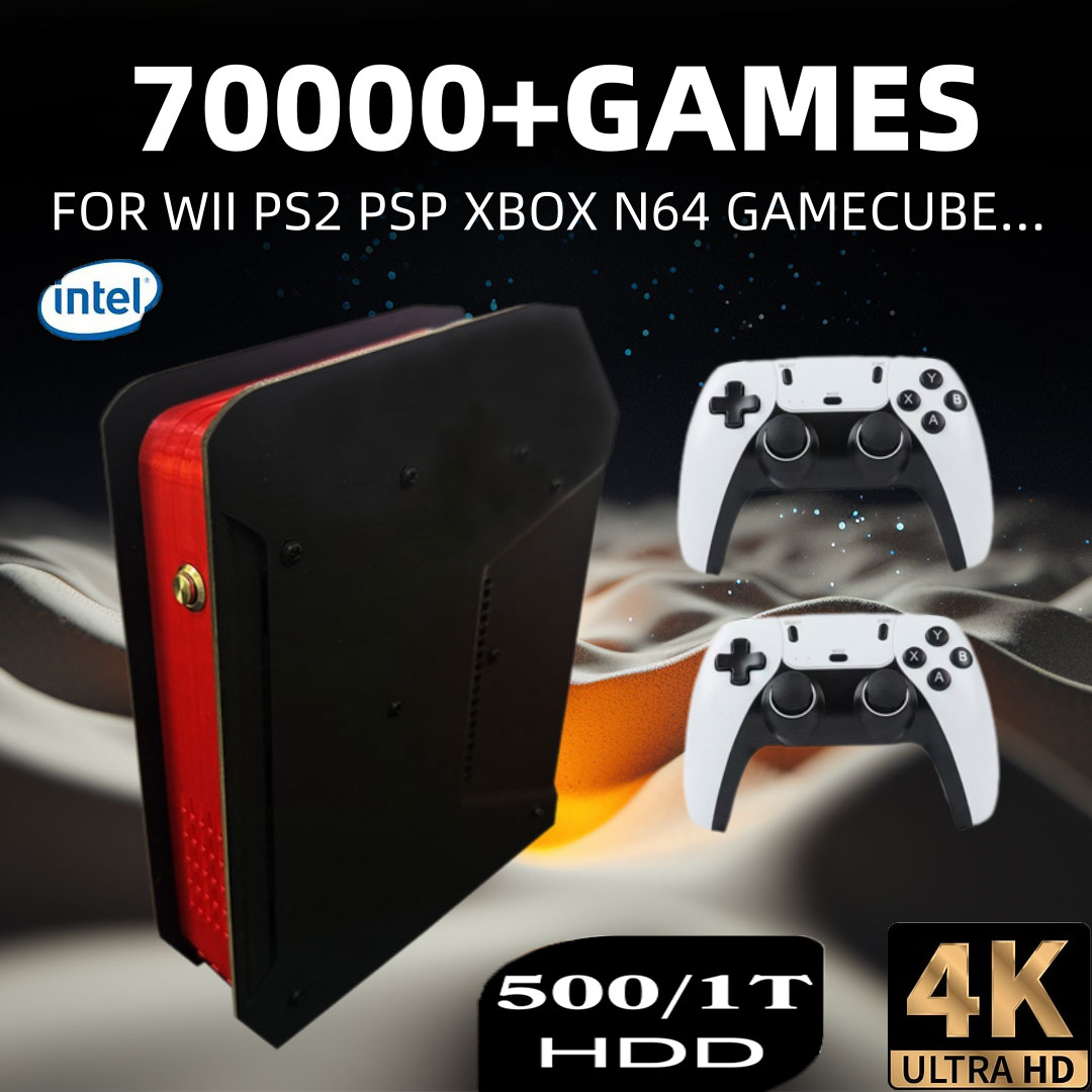 Gaming Console Cartoon - X4 レトロビデオゲームコンソール 1T デュアルシステムと I3-3110M CPU