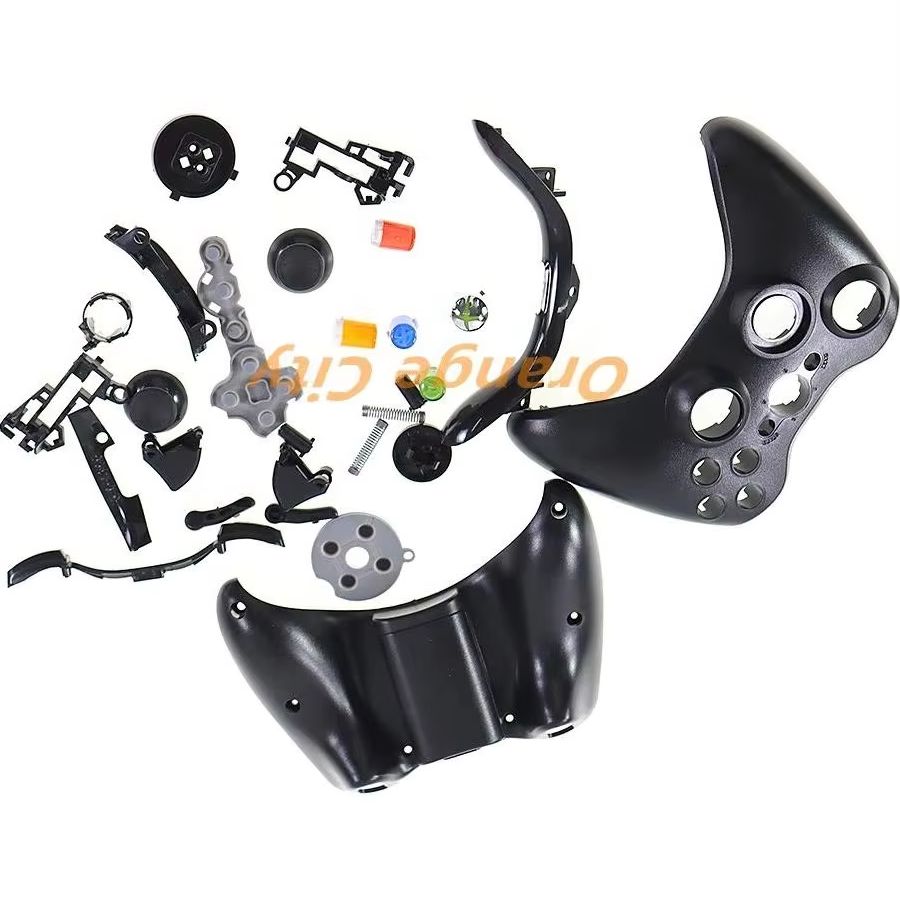 Microsoft Controller Xbox Wireless - XBOX360 ワイヤレスコントローラーケースカバーキットの交換 Xbox 360 ゲームパッド用サムスティックフルハウジングシェルとボタン