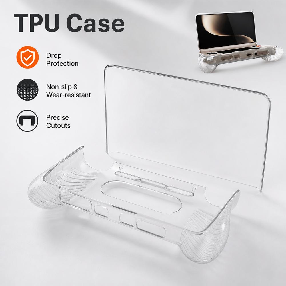 Gaming Console Design - AYN Thor 2in1 TPU 保護ケース滑り止めグリップデザイン人間工学に基づいたゲームコンソールアクセサリードロッププルーフ