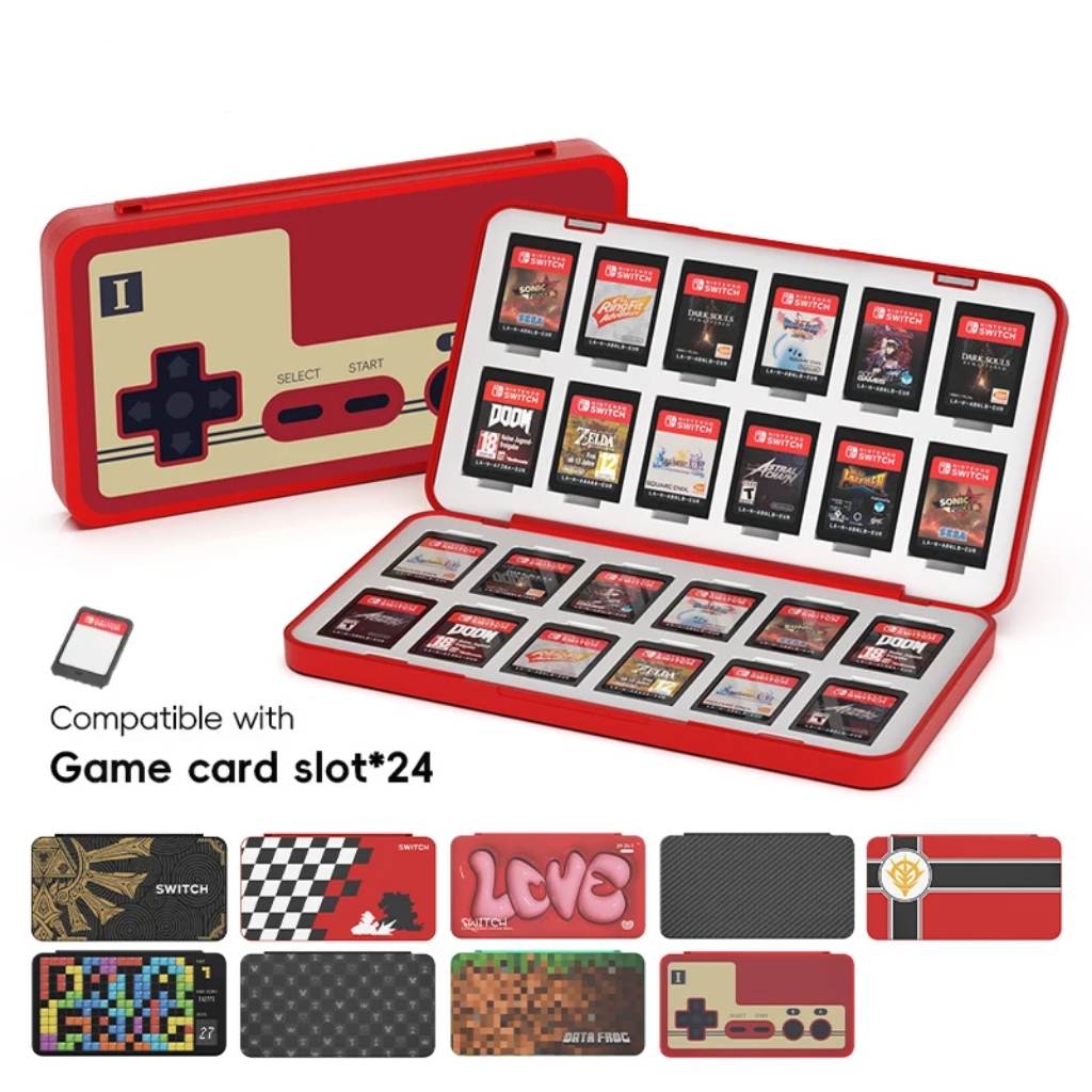 Nintendo Console Switch Lite - 24 in 1 ゲームカードケース Switch/Switch OLED用