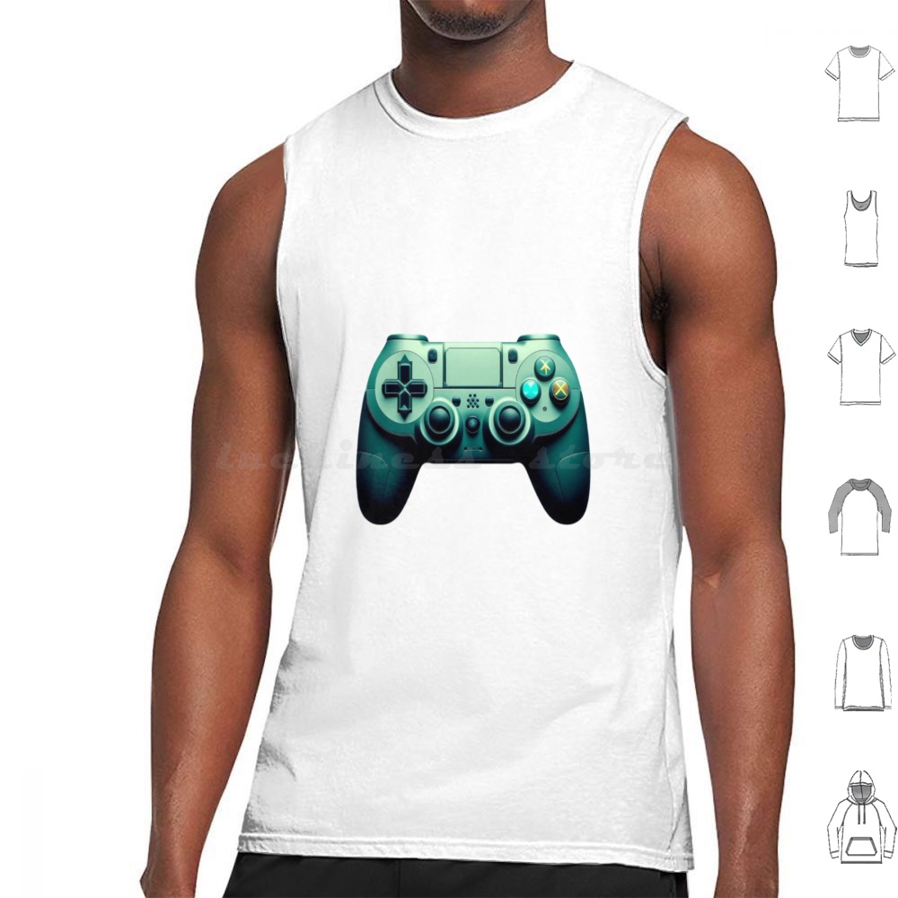 Gaming Console Design - ヴィンテージビデオゲームコンソールデザインタンクトッププリントコットンゲームレトロビデオゲームコンソールゲーマーノスタルジアゲームコンソール