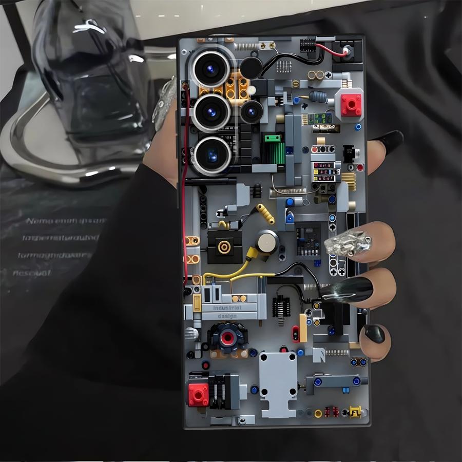 Gaming Console Cartoon - パープルゲーミングコンソールケース Samsung Galaxy S20 S9 S10