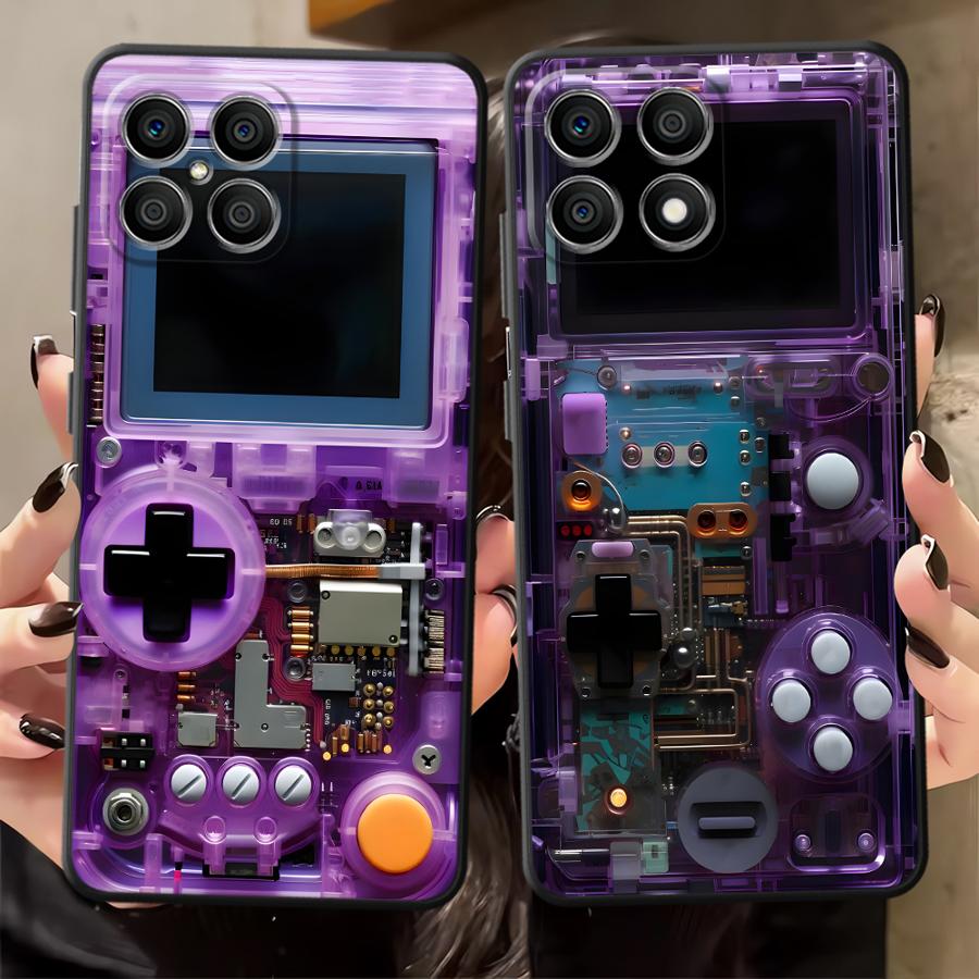 Gaming Console X7 - パープルゲーミングコンソールケース Honor X7 X6 200 400