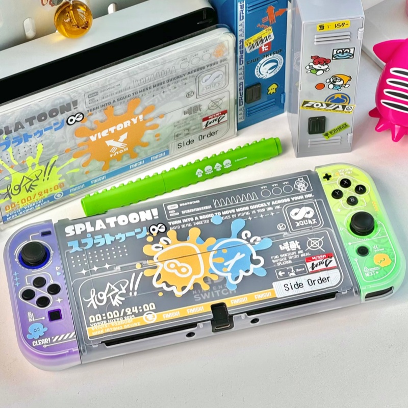 Gaming Console And Tv - Splatoon 3 Switch 2 Gen スプリット薄型保護ケース