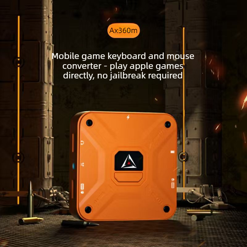 Gaming Console For Ipad - Aimzenix AX360M QiBing iOSキーボード＆マウスコンバーター、1000+Hz高速モバイルゲーミング周辺機器（PUBGモバイルゲーム用）