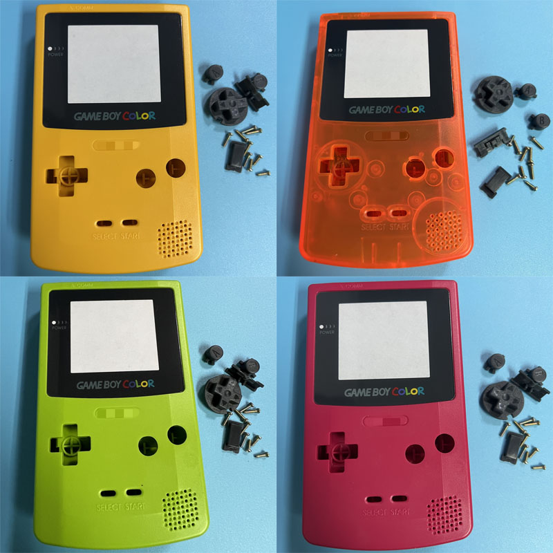 Gaming Console Cartoon - ゲームボーイカラーシェル Gbc 交換用シェル 限定版 発光ゲーム周辺機器 レトロゲーム機用アクセサリー