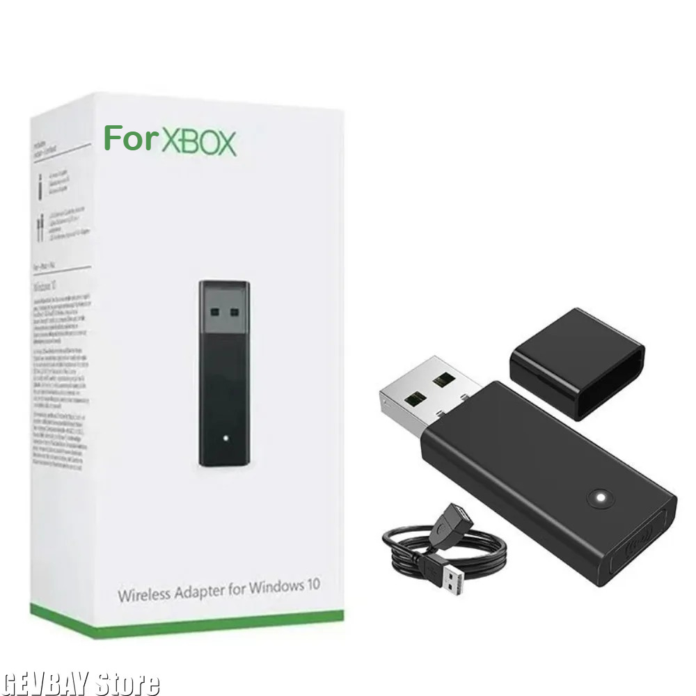 Microsoft Controller Xbox Wireless - NEW ONE/S Xbox One /S/X/Elite/コントローラー用ワイヤレスアダプター、Windows 10/8/7対応、同時接続8台対応