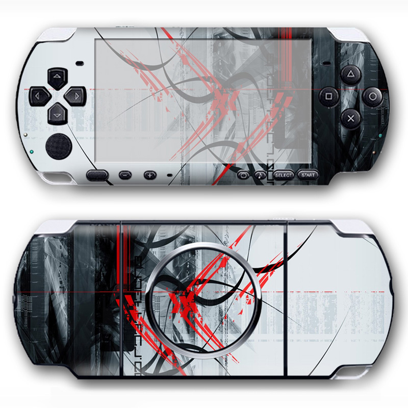 Psp 3000用ビニールステッカー,スタイリッシュなデザイ - Gaming Console Design のレビューと価格