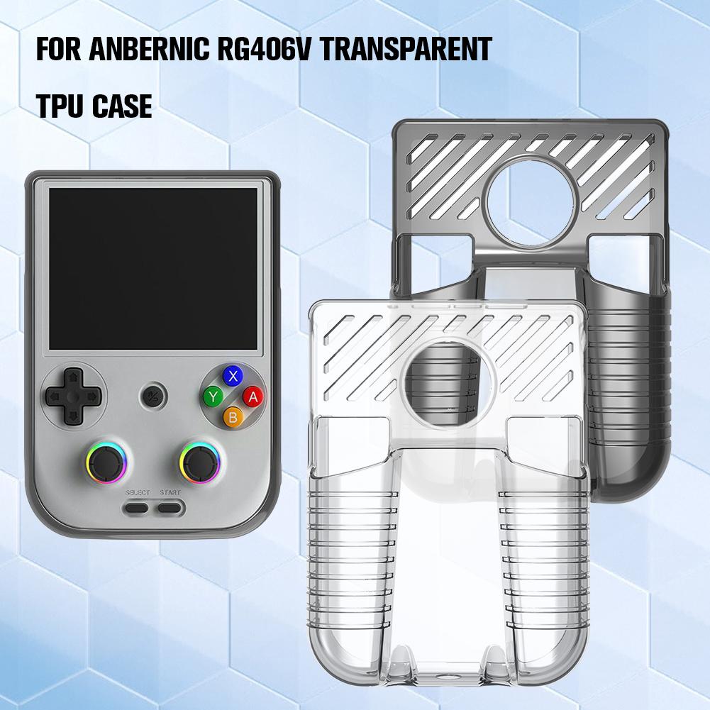 アンバーニック RG406V 用傷防止透明 TPU 保護カバ - Gaming Console Anbernic のレビューと価格
