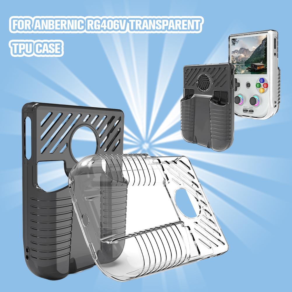 アンバーニック RG406V 用傷防止透明 TPU 保護カバ - Gaming Console Anbernic のレビューと価格