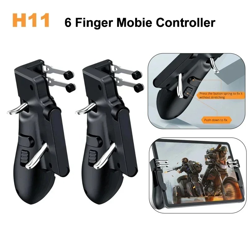 H11モバイルコントローラー PUBG エイムシューティング - Gaming Console Ipad のレビューと価格