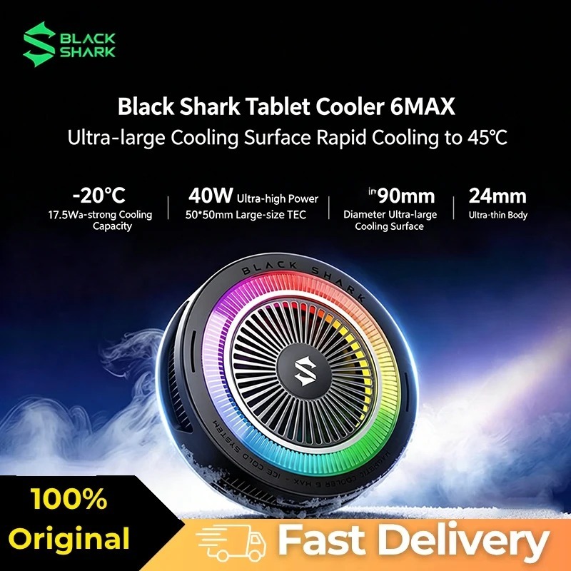 ブラックシャークタブレットクーラー6Max磁気半導体大型冷却 - Gaming Console For Ipad のレビューと価格