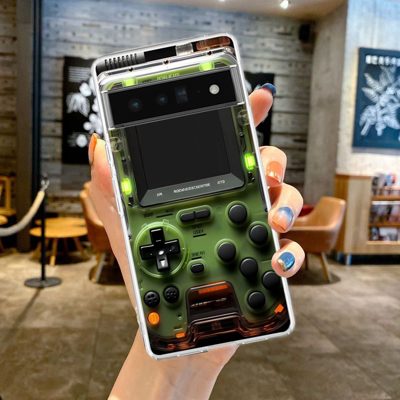 電話ケースカバー Google Pixel 9,8,7,6, - Gaming Console Cartoon のレビューと価格