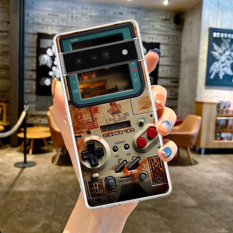 電話ケースカバー Google Pixel 9,8,7,6, - Gaming Console Cartoon のレビューと価格