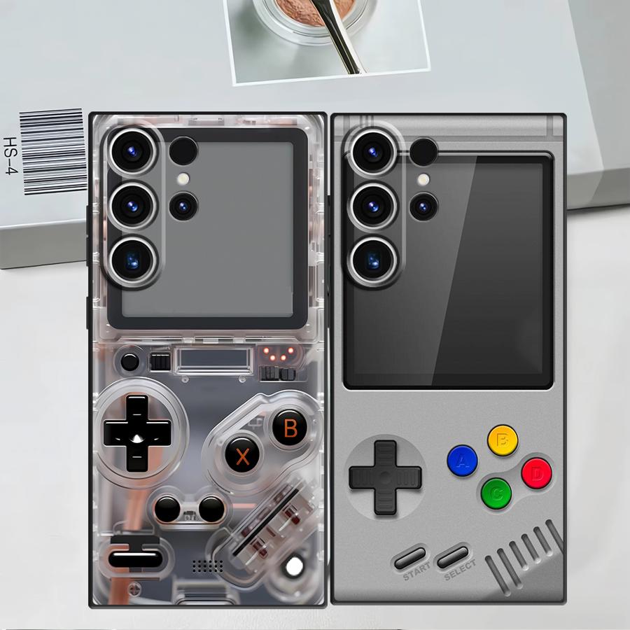 パープルゲーミングコンソール風スマホケース サムスン Gal - Gaming Console Cartoon のレビューと価格