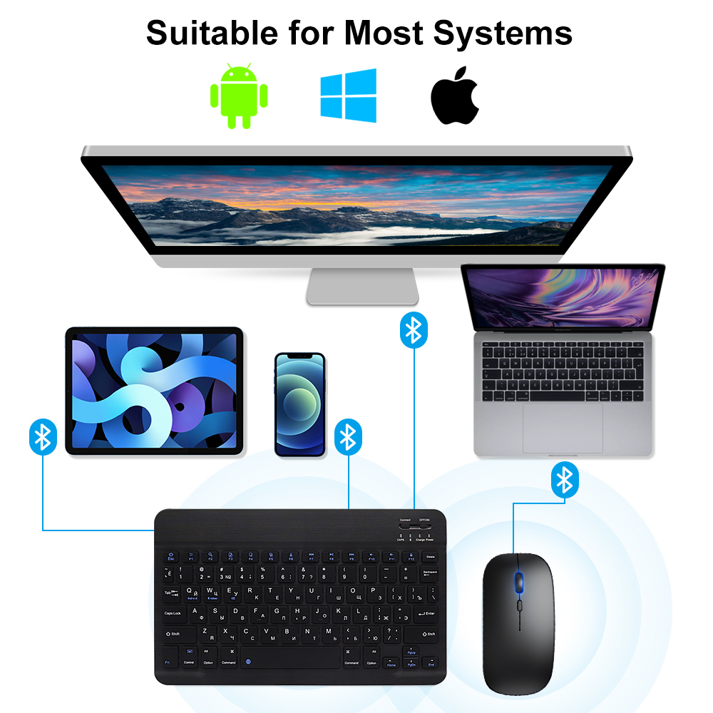 Bluetooth キーボードとマウス iPad Xiaom - Gaming Console For Ipad のレビューと価格
