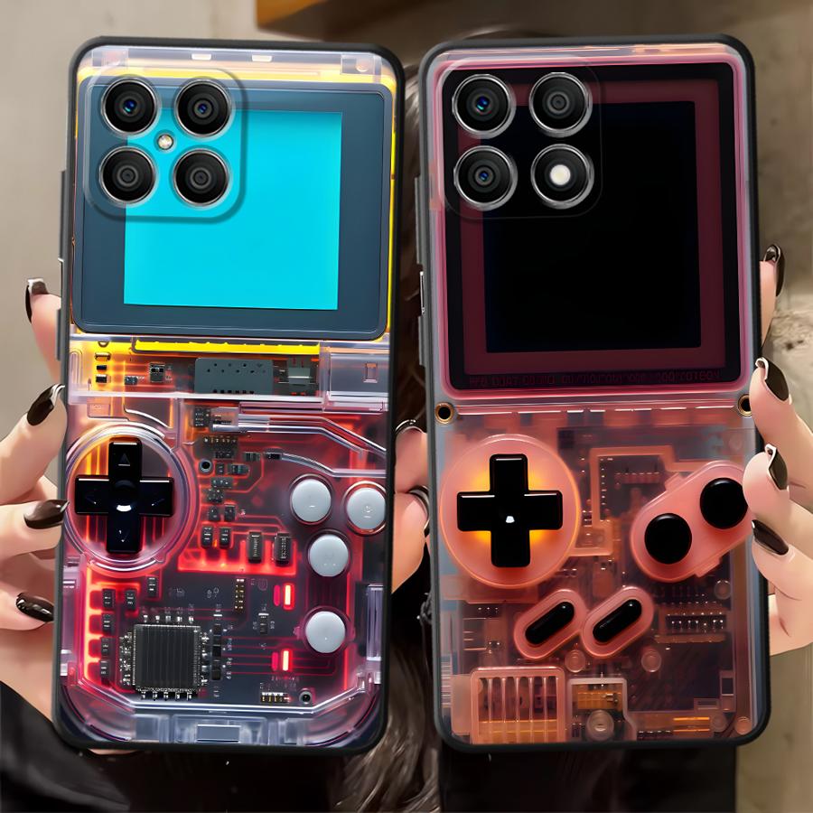 レッドゲーミングコンソール風スマホケース Honor X6  - Gaming Console X7 のレビューと価格