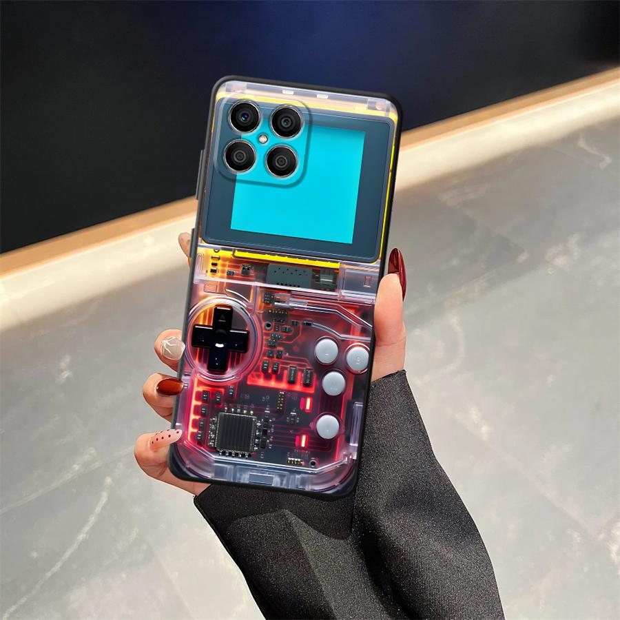 レッドゲーミングコンソール風スマホケース Honor X6  - Gaming Console X7 のレビューと価格