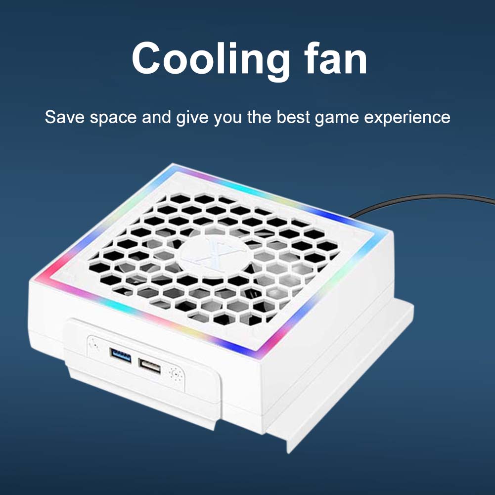 LED冷却ファンクーラー,ストリップライト付き,調整可能なコ - Gaming Console Xbox Series S のレビューと価格