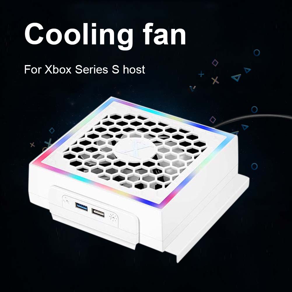 LED冷却ファンクーラー,ストリップライト付き,調整可能なコ - Gaming Console Xbox Series S のレビューと価格