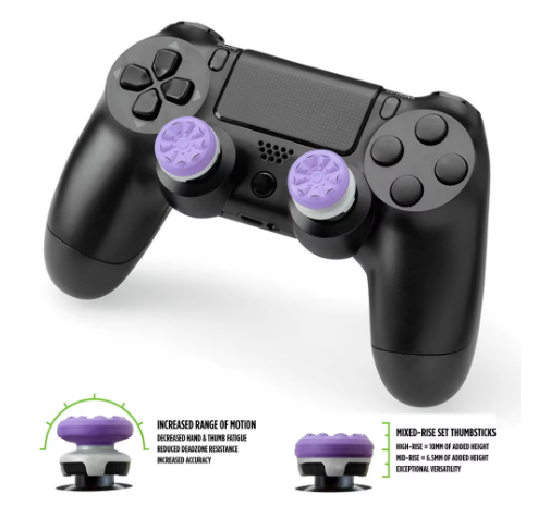 P5/P4用シリコン製サムグリップ2個セット、ジョイスティッ - Gaming Console And Tv のレビューと価格