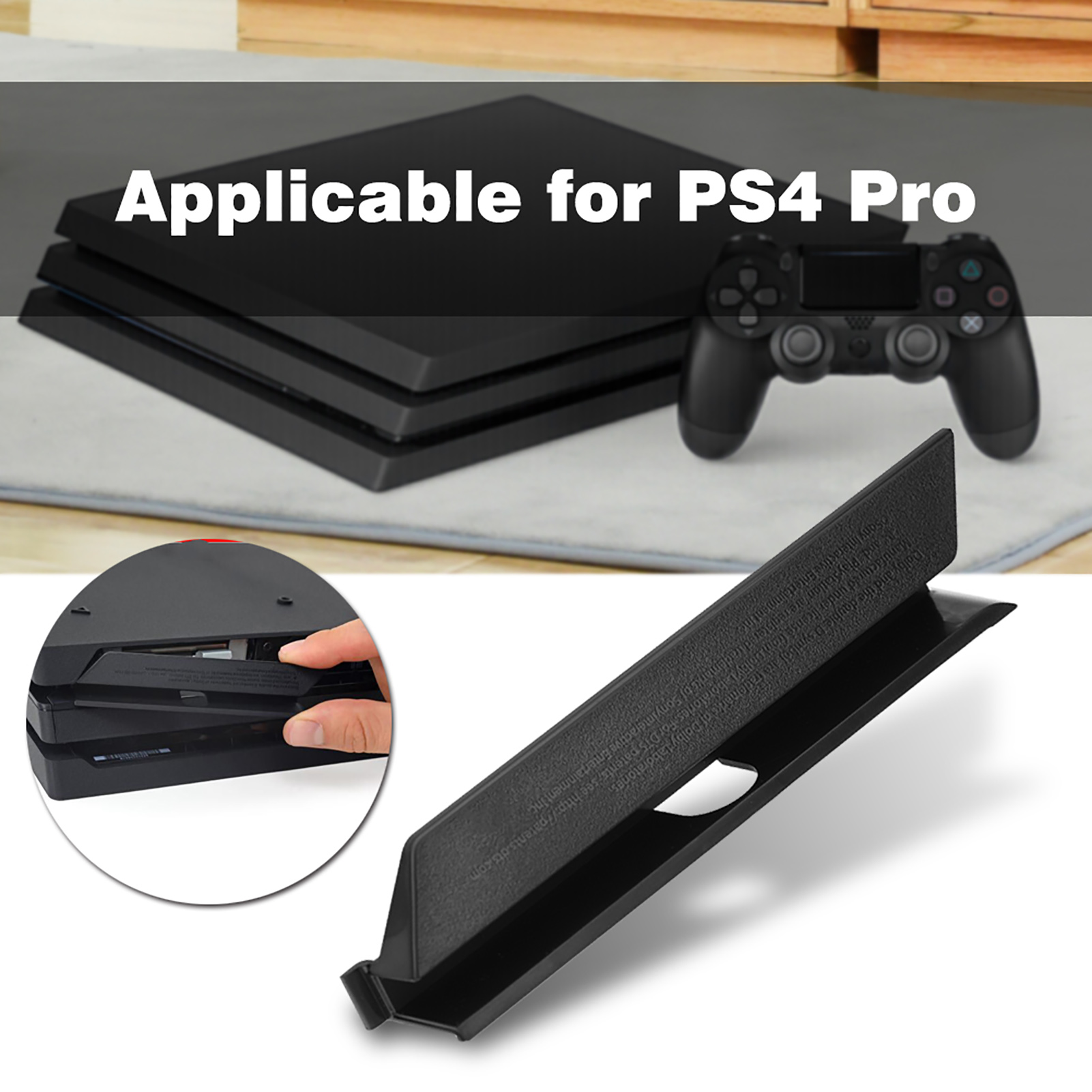 ソニーPS4proコンソール用の黒いプラスチック製HDDハー - Gaming Console Best のレビューと価格