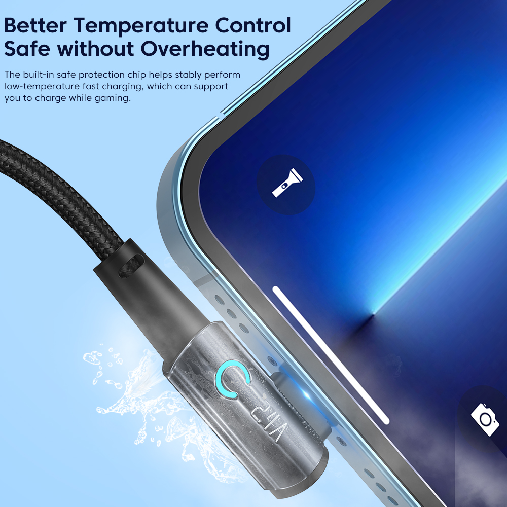 Toocki 90 度 USB ケーブル iPhone 14 - Gaming Console For Ipad のレビューと価格